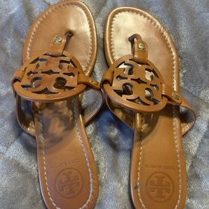 Tory Burch Signature Leather Sandals